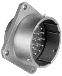 Amphenol-MS27496E15B35AA Steckverbinder, rund Conn Circular PIN 37 POS Crimp ST Box Mount 37 Terminal 1 Port