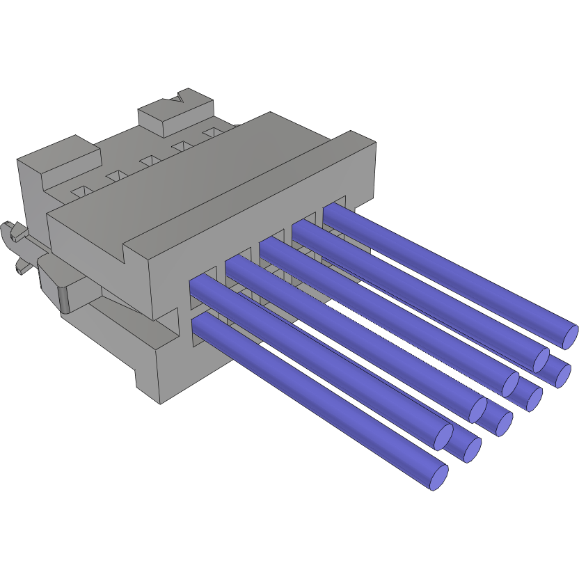 Samtec-S2SD-05-24-L-12.00-SR Andere Kabelbaugruppen Cable Assembly Discrete Wire 0.304m 24AWG Socket Strip 10 POS SKT Crimp TIGER EYE™ Layer