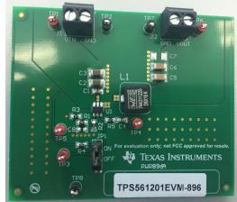 Texas Instruments-TPS561201EVM-896 Power Management Development Boards and Kits TPS561201 DC to DC Converter and Switching Regulator Chip 1.05V Output Evaluation Board