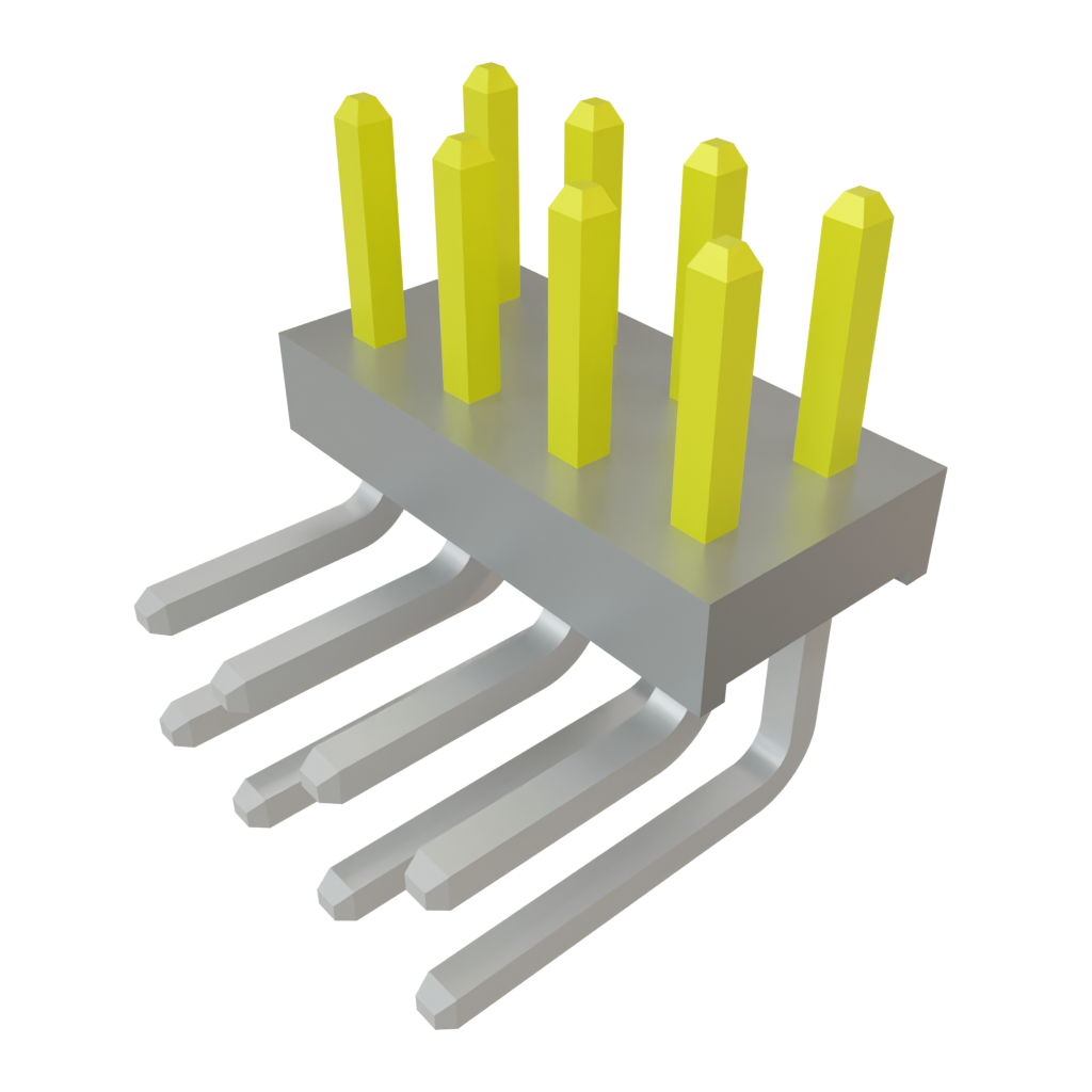 Samtec-TMM-104-01-L-D-RA Steckverbinderleisten und Leiterplattenbuchsen Conn Unshrouded Header HDR 8 POS 2mm Solder RA Side Entry Thru-Hole Bulk
