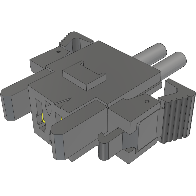Samtec-MPSS-02-14-L-08.00-SR Cable Assembly AC Power Cable Assembly 0.203m Power 2 POS SKT Crimp 14AWG