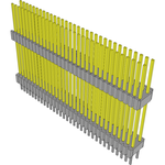 Conn Board Stacker HDR 64 POS 1.27mm Solder ST Thru-Hole Tube