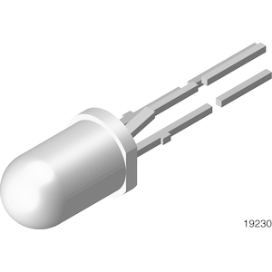 Vishay-TLUV5300 LED LED Bi-Color Green/Red 565nm/630nm 3-Pin T-1 3/4