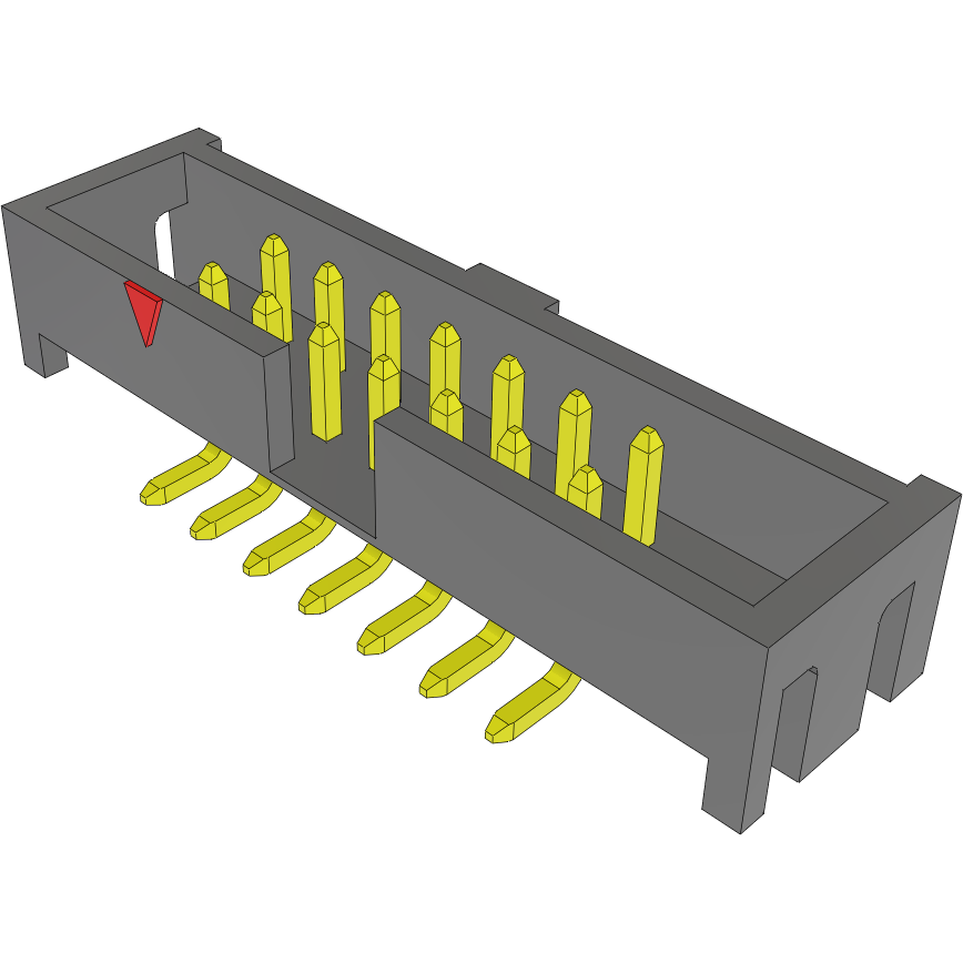 Samtec-ETMM-107-02-F-D-SM Cabezales del conector y receptáculos PCB Conn Shrouded Header HDR 14 POS 2mm Solder ST SMD Tube