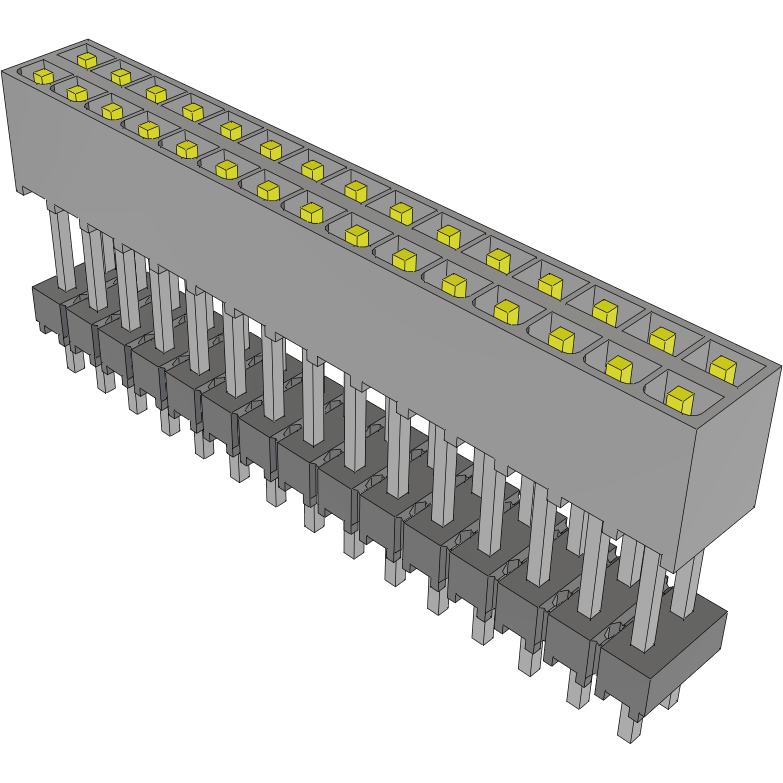 Samtec-IPT1-115-05-L-D Steckverbinderleisten und Leiterplattenbuchsen Conn Wire to Board HDR 30 POS 2.54mm Solder ST Top Entry Thru-Hole Mini Mate® Tube