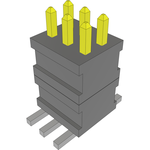 Conn Board Stacker HDR 6 POS 1.27mm Solder ST Top Entry SMD FLEX STACK™ Layer