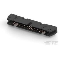 TE Connectivity-5102160-9 连接器插头及 PCB 插座 Conn Ejector Header HDR 40 POS 2.54mm Solder RA Thru-Hole Tray