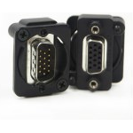 Switchcraft-EHHD15MF Raccordement D ultra-miniaturisé Conn D-Sub Adapter PIN/SKT 15/15 POS ST Panel Mount 1/1 Port Bag