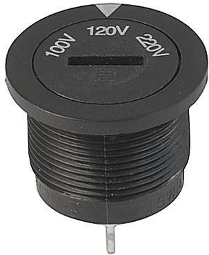 SCHURTER-0033.4208 Switch Selector Switch Selector N.O./N.C. SP3T 60° Slotted Spindle 10A 250VAC PC Pins Panel Mount/Through Hole