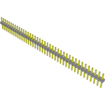 Conn Unshrouded Header HDR 40 POS 2.54mm Solder ST Top Entry Thru-Hole Bulk