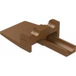Connector Accessories Wedge Lock Straight Thermoplastic Brown