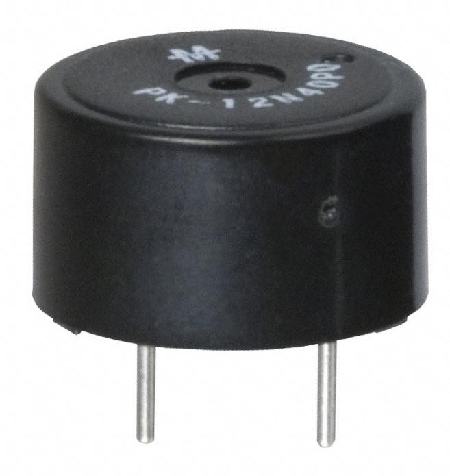 Mallory Sonalert Products-PK-12N40PQ Audio Indicators and Alerts Audio Indicator Piezo 3VDC 15VDC 5mA 12VDC 83dBA 3600Hz to 4600Hz Through Hole Pin Bulk