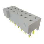 Conn Socket Strip SKT 14 POS 2mm Solder ST Top Entry Thru-Hole Tube