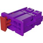 Conn Housing RCP 8 POS 1.8mm Crimp ST Cable Mount Violet Bag
