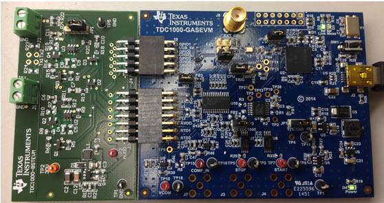 Texas Instruments-TDC1000-GASEVM Entwicklungssätze und Werkzeuge TDC1000 Analog Front End Evaluation Board