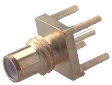 HUBER+SUHNER-82_SMC-50-0-1/111_NE RF-Steckverbinder Conn SMC 0Hz to 10GHz 50Ohm Solder ST Thru-Hole F Gold Over Nickel Single