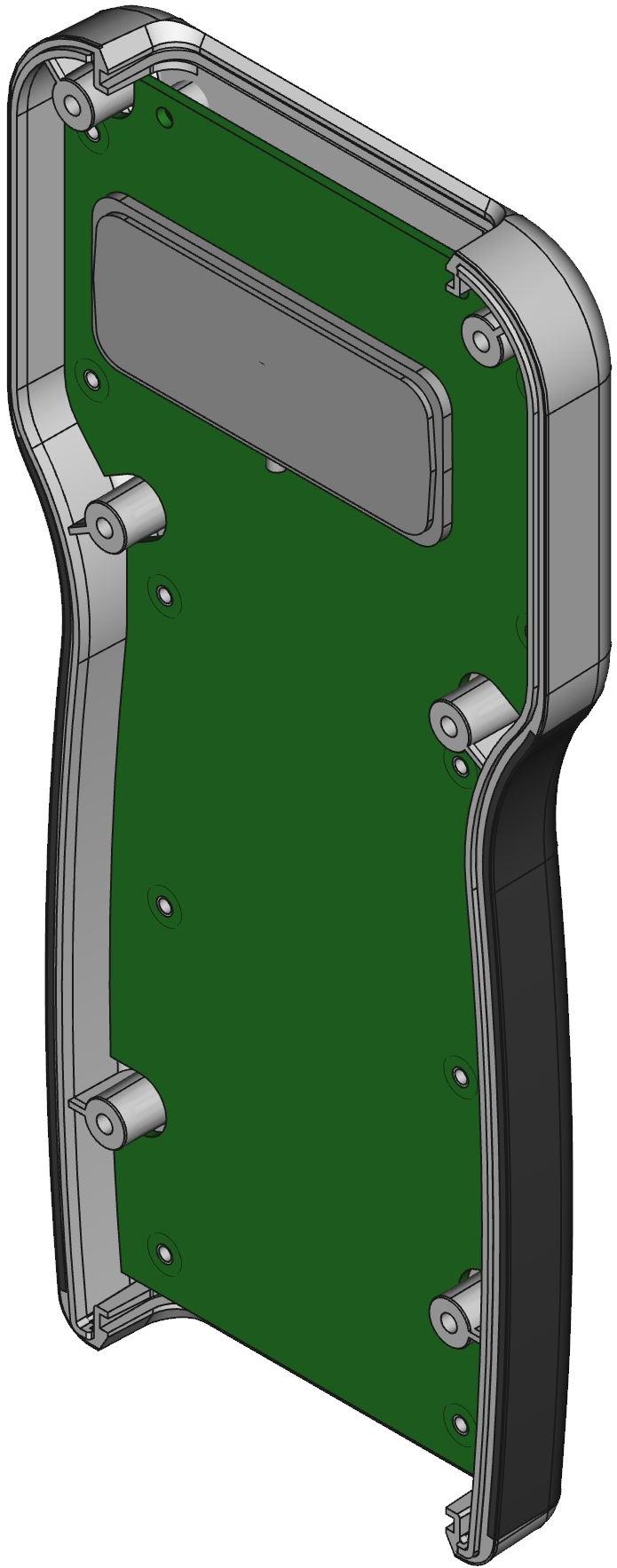 Hammond Manufacturing-1553TGY Kästen, Gehäuse und Gestelle Light Gray Acrylonitrile Butadiene Styrene Soft Sided Hand Held Enclosure