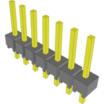 Conn Unshrouded Header HDR 7 POS 2.54mm Solder ST Top Entry Thru-Hole Bulk