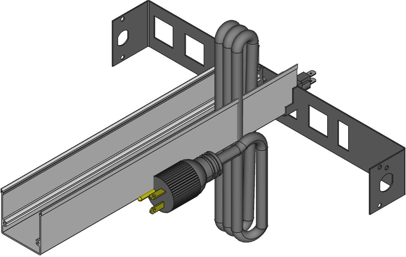 Hammond Manufacturing-1589H6G1 配电装置 PDU Basic/Switched 120V 20A Vertical Rack Mount