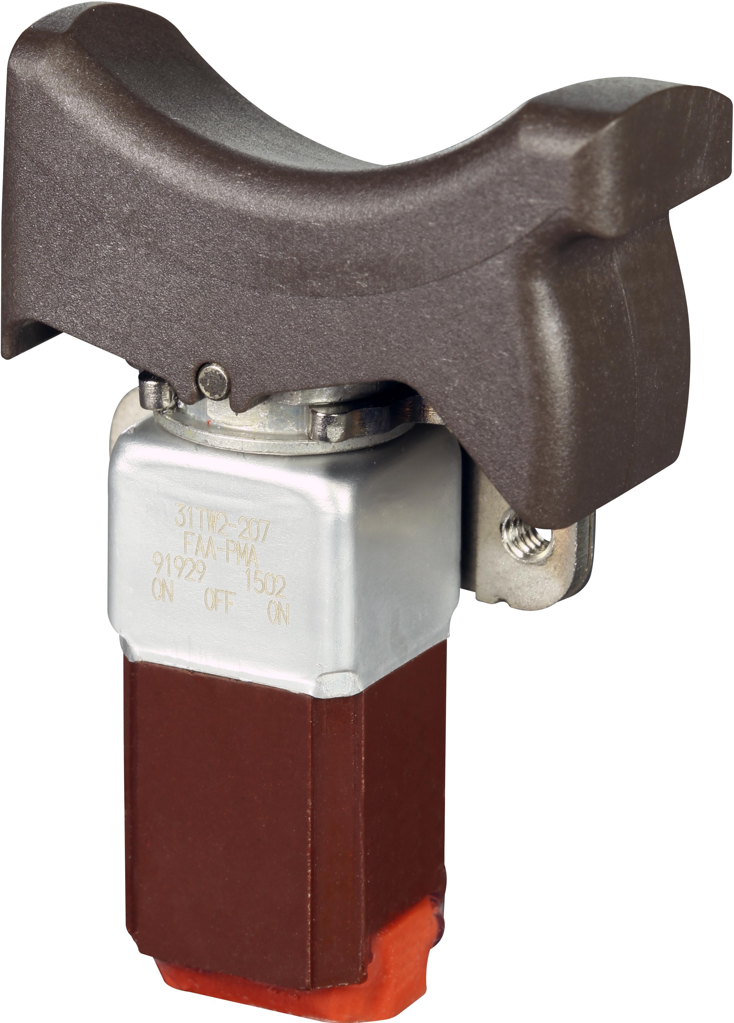 Honeywell-31TW2-207 Kippschalter Switch Toggle (ON) OFF (ON) SPDT Lever IWTS 0.1A 30VDC Panel Mount with Frame