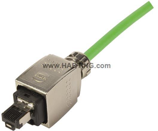 HARTING-09352220401 Andere Kabelbaugruppen Han PP V14 RJ45 plug PN metal 5-8mm