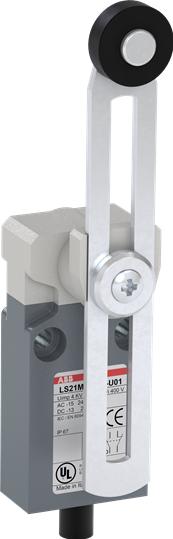 ABB-LS21M51B11-U01 Begrenzungsschalter Switch Limit Adjustable Roller Lever Screw Mount Rotary