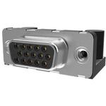 Conn D-Sub SKT 15 POS 2.28mm Solder RA Thru-Hole 15 Terminal 1 Port Tray