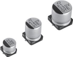 Nichicon-GYE1V331MCQ1GS Aluminium-Polymer-Kondensator Cap Aluminum Polymer Hybrid 330uF 35VDC 20%( 10 X 10mm) SMD 0.02 Ohm 2.8A 4000h 125°C T/R Automotive AEC-Q200