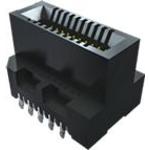 Conn Card Edge F 80 POS 0.8mm Press Fit ST Thru-Hole Tray