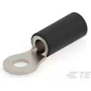 TE Connectivity-1577646-1 连接器端子 Ring Tongue Terminal 10AWG Copper Black 28.43mm Nickel Bag