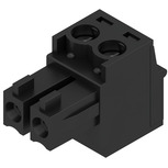 Weidmuller-1792770000 Bloques terminales del conector Conn Plug-in Terminal Block SKT 2 POS 3.81mm Screw RA Cable Mount 10A Box