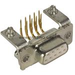 Conn D-Sub F 9 POS 1.37mm Solder RA Thru-Hole 9 Terminal 1 Port
