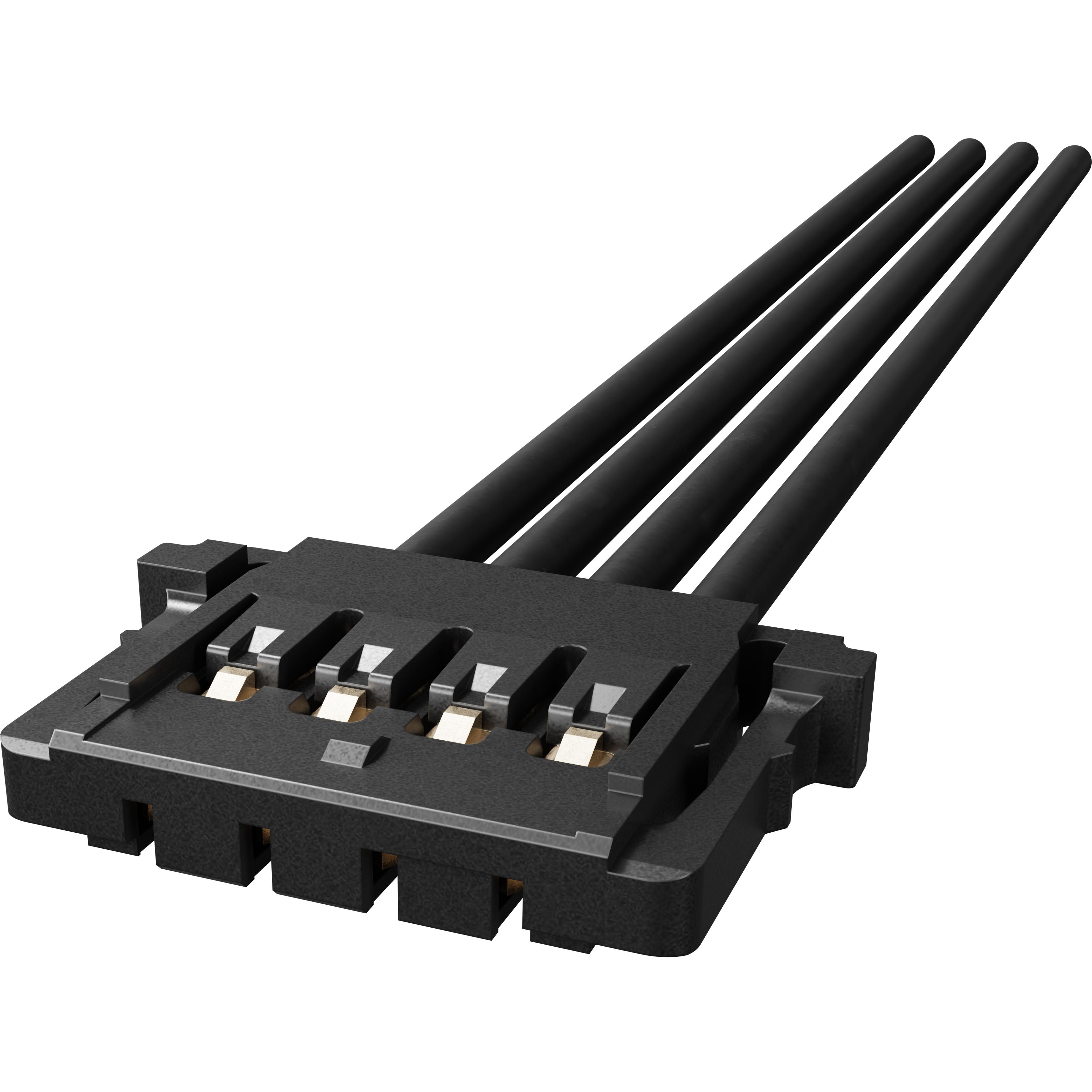 Molex-151320402 Cable Assembly Other Cable Assembly UL 1061 0.15m 24AWG Wire to Board to Wire to Board 4 to 4 POS F-F Crimp-Crimp Pico-Lock Bag