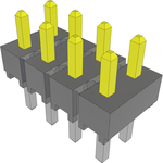 Conn Unshrouded Header HDR 8 POS 2.54mm Solder ST Top Entry Thru-Hole Bulk