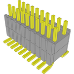 Conn Board Stacker HDR 20 POS 1.27mm Solder ST SMD Tube