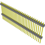 Conn Board Stacker HDR 30 POS 2.54mm Solder ST Top Entry Thru-Hole Bulk