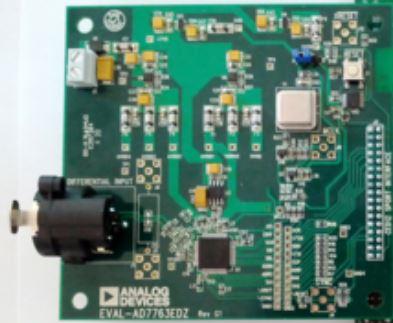 Analog Devices-EVAL-AD7763EDZ Placas y kits de desarrollo de conversión de datos AD7763 ADC Evaluation Board