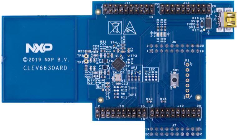 NXP Semiconductors-CLEV6630ARD Herramientas y kits de desarrollo CLRC663 NFC/RFID Reader and Writer Interface Board
