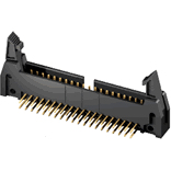 On-Shore Technology, Inc-301-LR161 连接器插头及 PCB 插座 Conn Ejector Header HDR 16 POS 2.54mm Solder RA Side Entry Thru-Hole