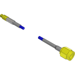 Cable Assembly Coaxial 0.115m 26AWG MCX to SMA PL-PL Solutionator Bag