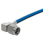 HUBER+SUHNER-16_SMA-50-2-56/199_NH RF-Steckverbinder Conn SMA 0Hz to 18GHz 50Ohm Crimp/Solder RA Cable Mount M Gold Over Nickel Bulk