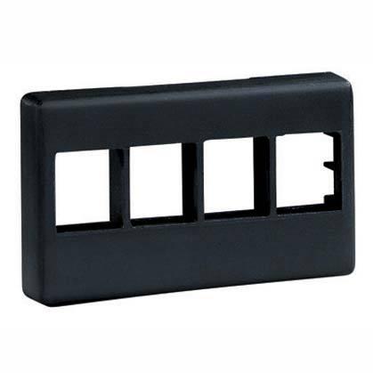 Panduit-NK4MFBL 连接器配件 Connector Accessories Faceplate Straight Acrylonitrile Butadiene Styrene Black