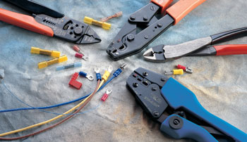 Thomas & Betts-RF10711NP Terminali connettore Ring Terminal 4AWG Copper Yellow 45.21mm Nickel