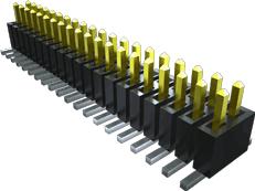 RIGHT ANGLE 1.27MM THOUGH HOLE 50 pieces SAMTEC TMS-112-01-G-S-RA HEADER 12 POSITION