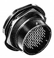 Amphenol-45107A128S50 Steckverbinder, rund Conn Circular SKT 8 POS Solder ST Jam Nut 8 Terminal 1 Port