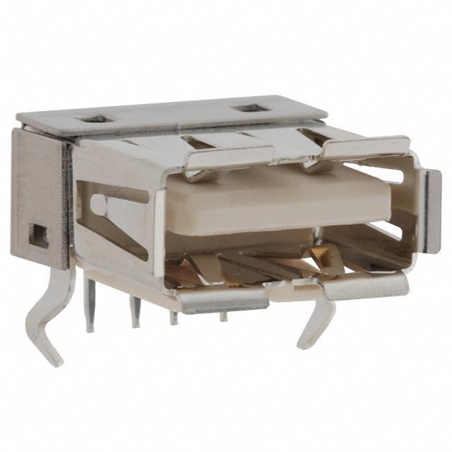 Mill-Max-896-43-004-90-000000 Connector USB Conn USB 2.0 Type A RCP 4 POS Solder RA Thru-Hole 4 Terminal 1 Port Tube