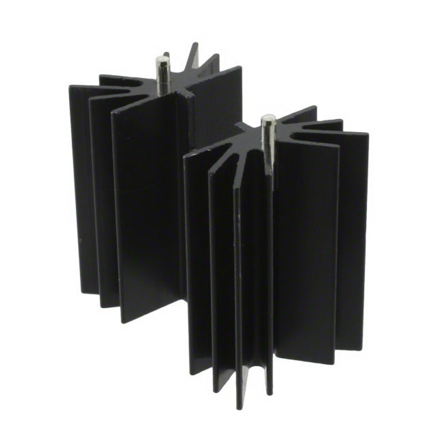 Assmann WSW components, Inc-V8511X Kühlkörper Heat Sink Passive Vertical Thru-Hole Aluminum 6063-T5 5°C/W Black Anodized