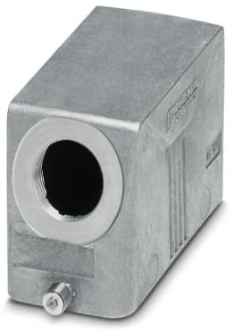 PHOENIX CONTACT-1412726 Backshells Backshells Sleeve Housing Straight Die Cast Aluminum Silver