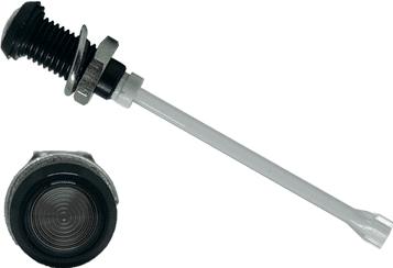 Bivar-RHD-2160-F6PS67PR LED-Lichtleiter LED Light Pipe Round Vertical Smoked Rigid Bag