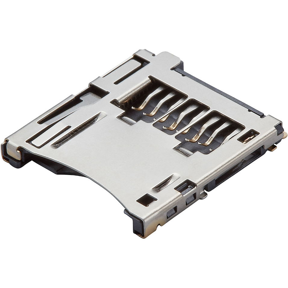 Molex-5027740891 | MicroSD Memory Card Connector Tarjeta de memoria del conector Conn Micro SD Card HDR 8 POS 1.1mm Solder RA SMD microSD Card 0.5A/Contact T/R